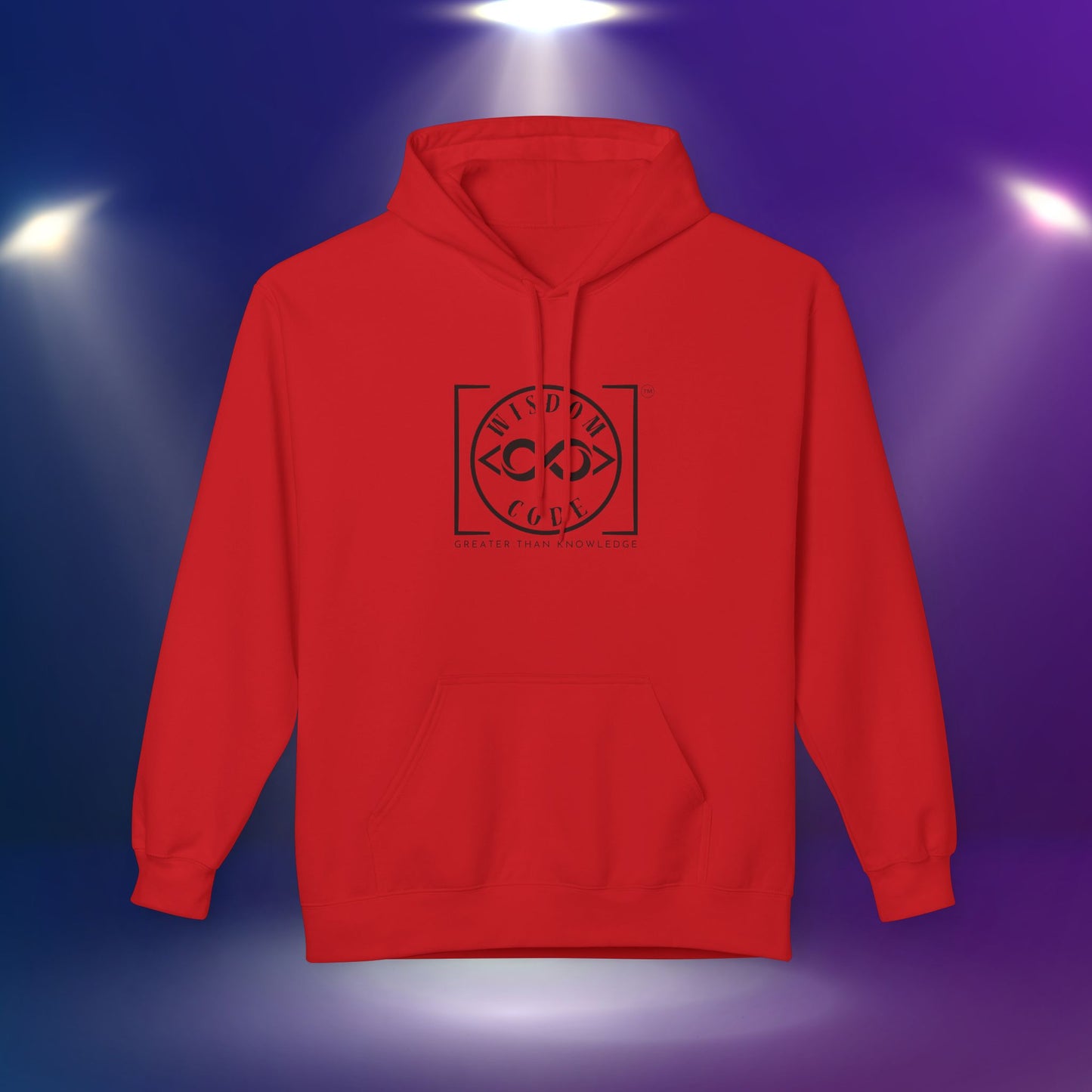 Wisdom Code Fleece Hoodie, Cozy Unisex Sweatshirt, Inspirational Apparel, Perfect Gift for Friends, Everyday Wear, Motivational Hoodie