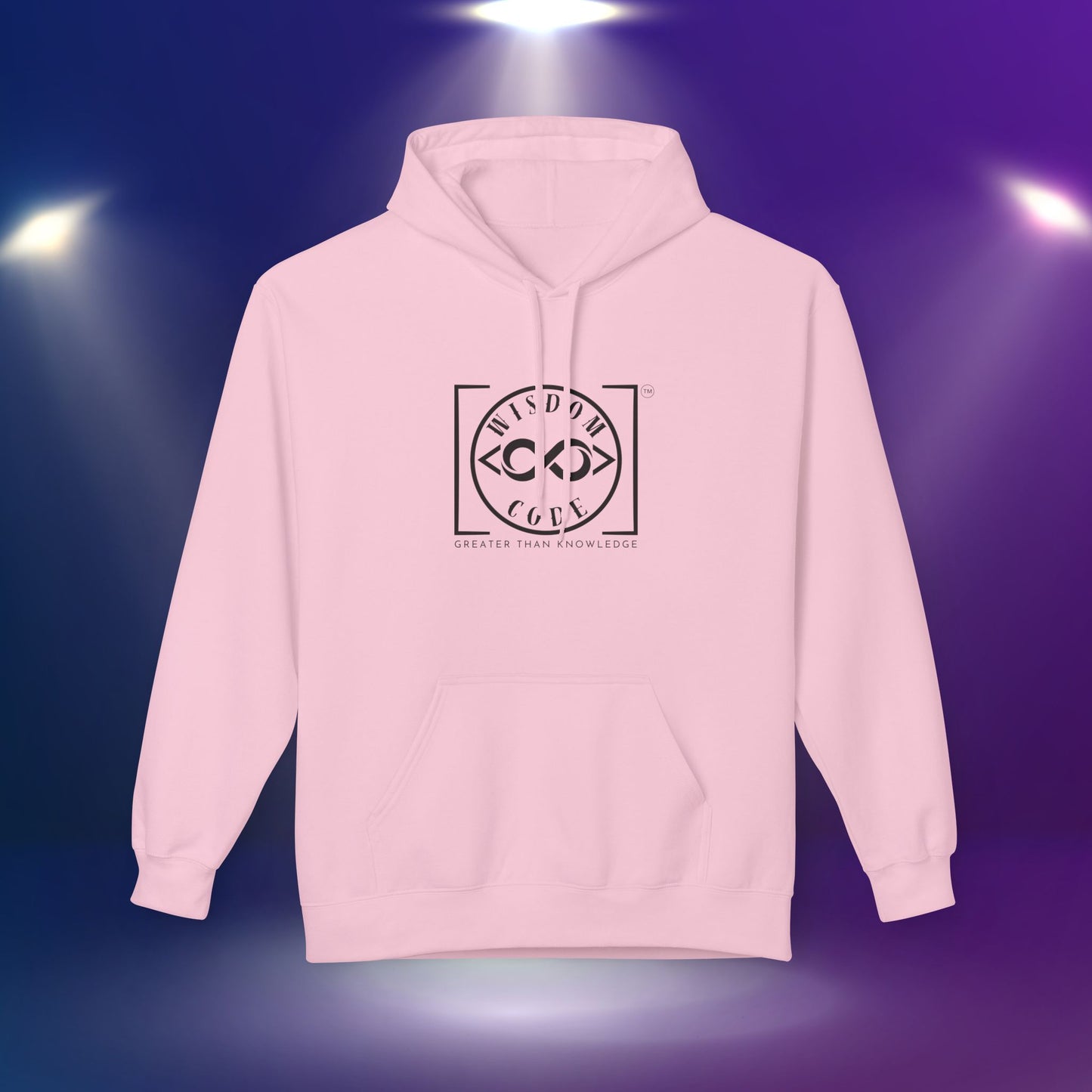 Wisdom Code Fleece Hoodie, Cozy Unisex Sweatshirt, Inspirational Apparel, Perfect Gift for Friends, Everyday Wear, Motivational Hoodie