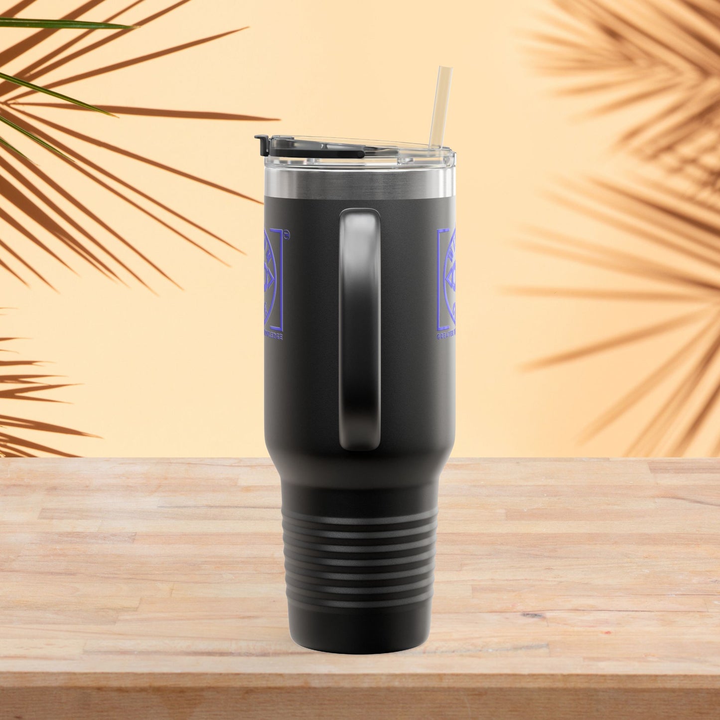 40oz Insulated Travel Mug - Trending Brand for Coffee Lovers, On-the-Go, Gifts for Him/Her, Camping, Office Use - WISDOM CODE