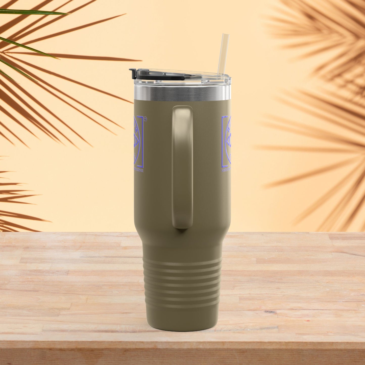 40oz Insulated Travel Mug - Trending Brand for Coffee Lovers, On-the-Go, Gifts for Him/Her, Camping, Office Use - WISDOM CODE