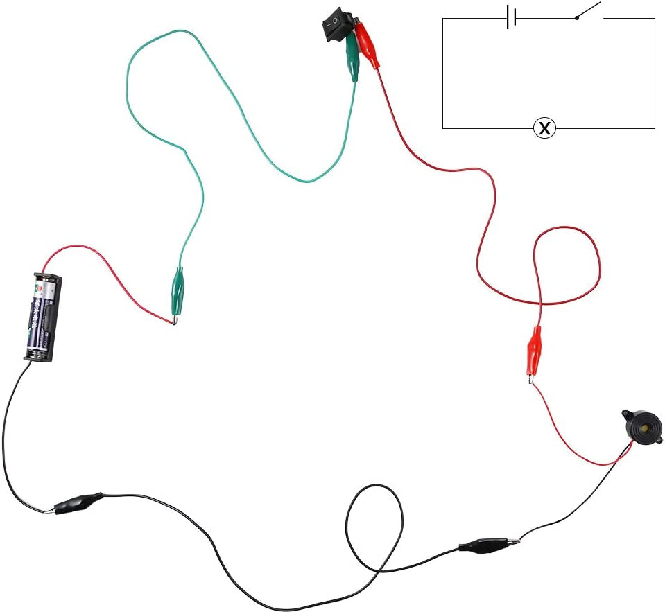 Electric Circuit Motor Kit - Educational Montessori STEM Learning Set for Kids' DIY Engineering Projects