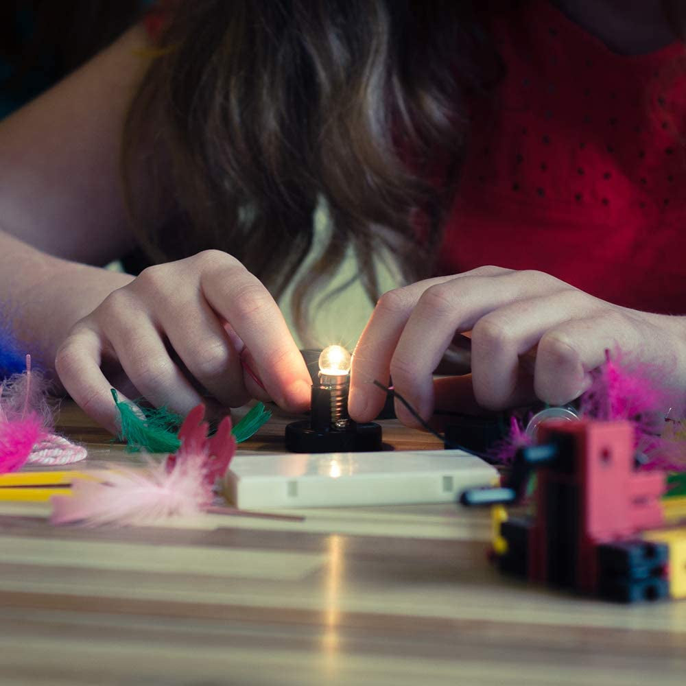 Electric Circuit Motor Kit - Educational Montessori STEM Learning Set for Kids' DIY Engineering Projects