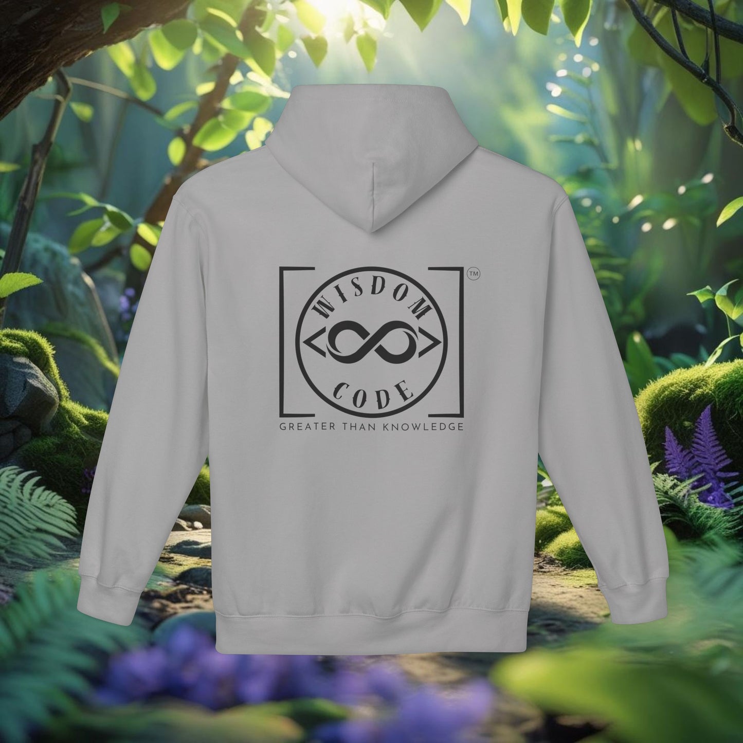 Wisdom Code Fleece Hoodie, Cozy Unisex Sweatshirt, Inspirational Apparel, Perfect Gift for Friends, Everyday Wear, Motivational Hoodie