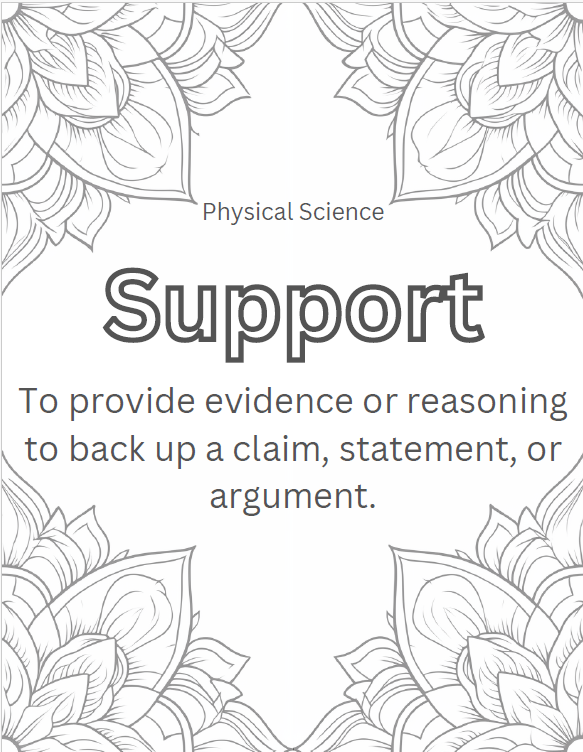Physical Science Vocabulary Coloring Pages (Tier 2 - Words 1-30) - Digital Download