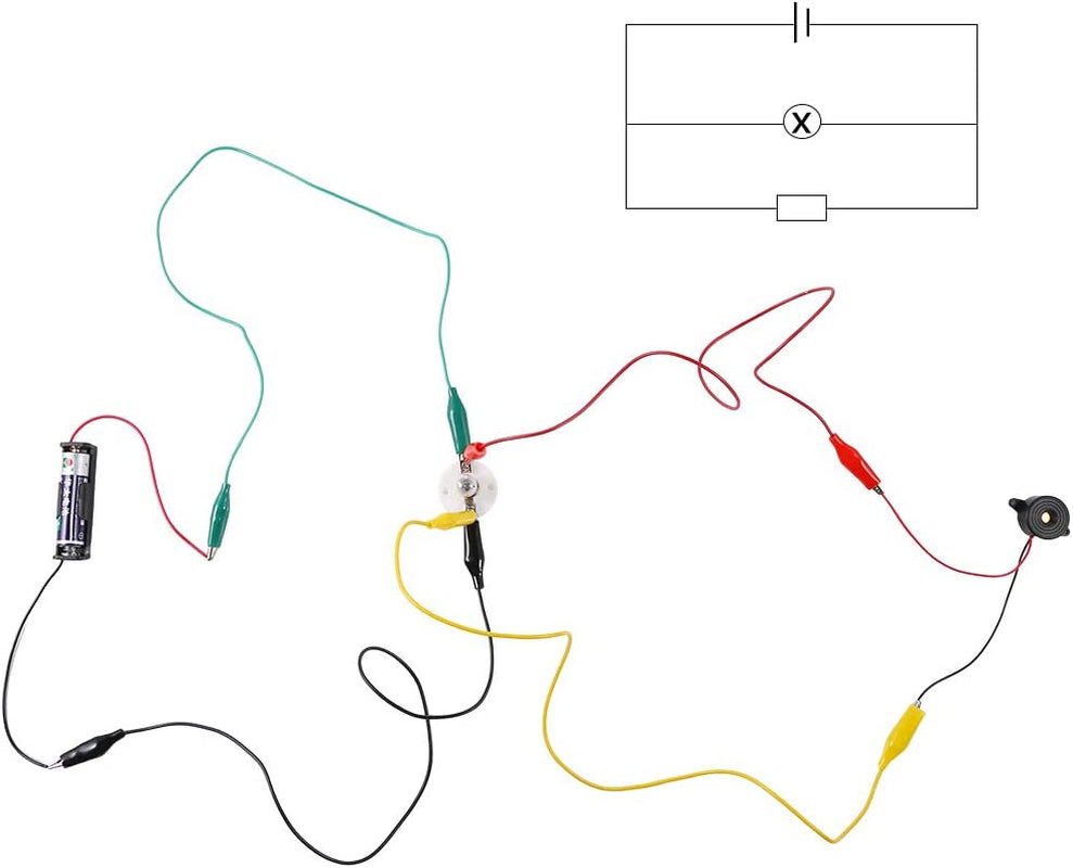 Electric Circuit Motor Kit - Educational Montessori STEM Learning Set for Kids' DIY Engineering Projects