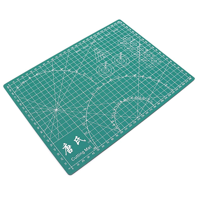 A4 Self-Healing Cutting Mat - Premium PVC Craft Board for Accurate Cutting of Fabric, Leather, and Paper