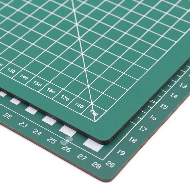 A4 Self-Healing Cutting Mat - Premium PVC Craft Board for Accurate Cutting of Fabric, Leather, and Paper