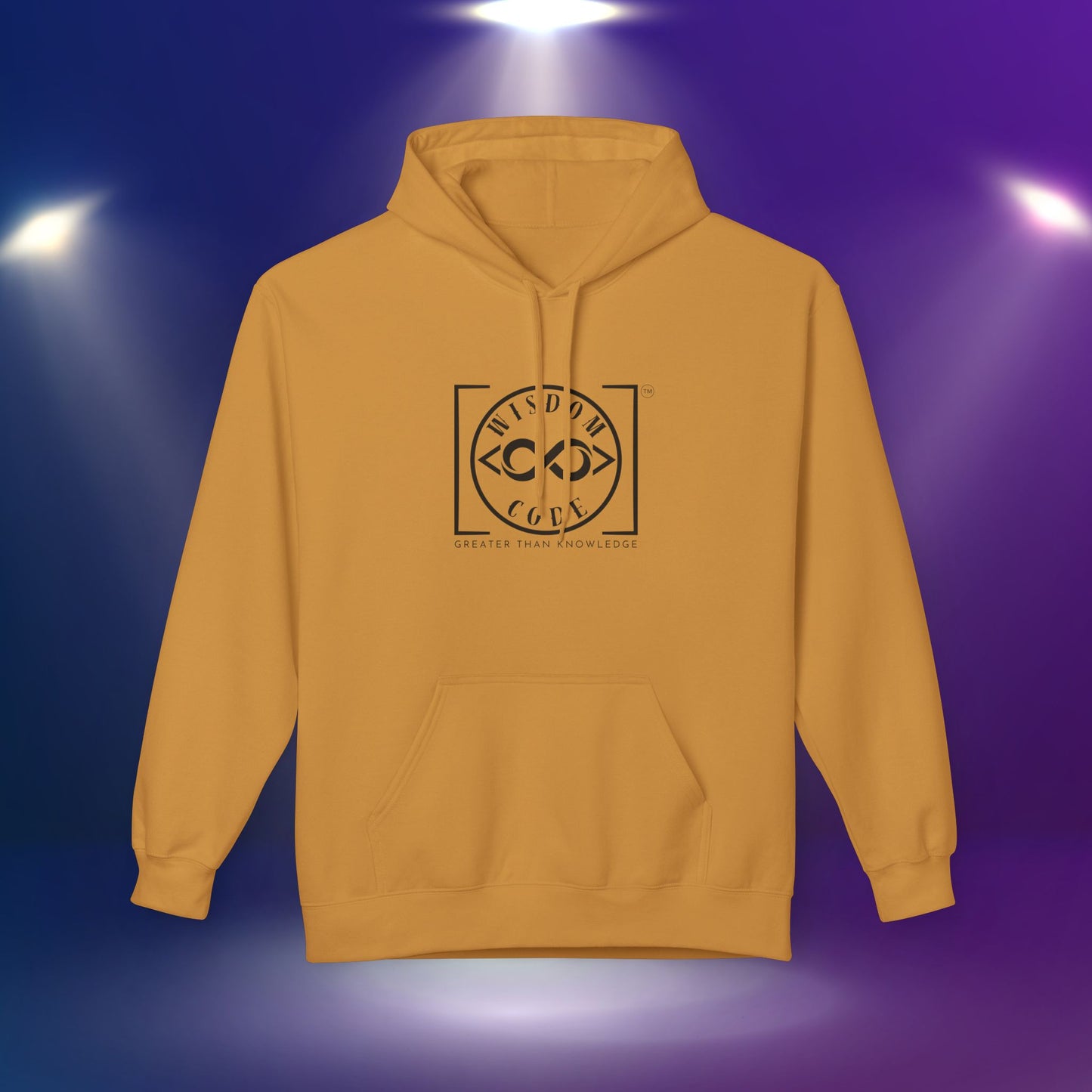 Wisdom Code Fleece Hoodie, Cozy Unisex Sweatshirt, Inspirational Apparel, Perfect Gift for Friends, Everyday Wear, Motivational Hoodie