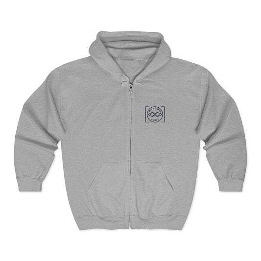 Zip Hoodie - Trending Brand Wisdom Code - Cozy Casual Layer & Gift Idea, Light Colors