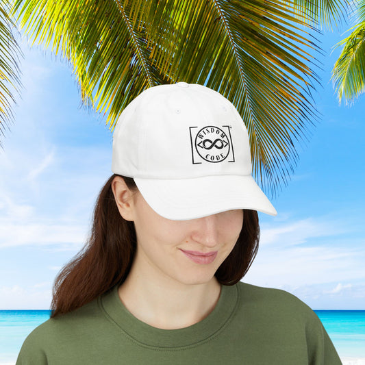 Wisdom Code Classic Dad Cap | Inspirational Everyday Hat, Ideal Gift for Dads, Stylish Sun Protection, Casual Accessory