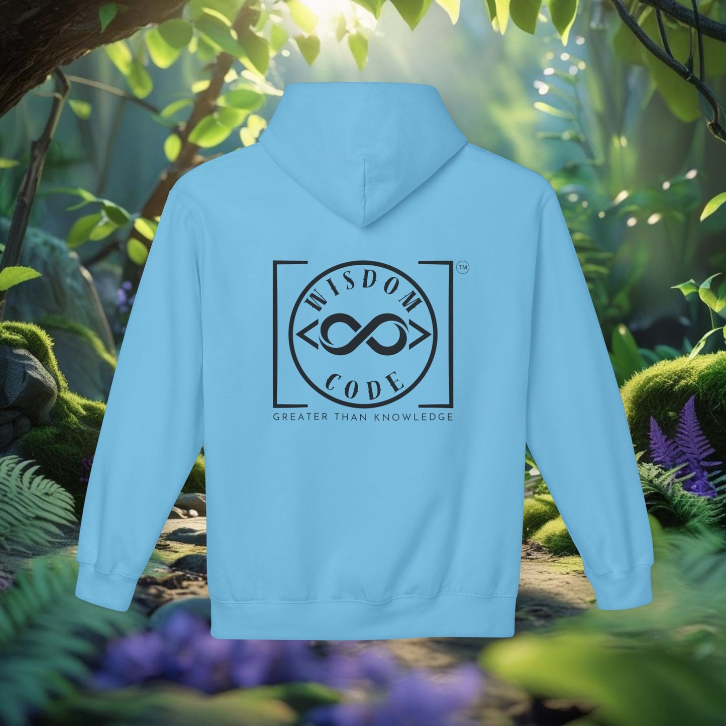 Wisdom Code Fleece Hoodie, Cozy Unisex Sweatshirt, Inspirational Apparel, Perfect Gift for Friends, Everyday Wear, Motivational Hoodie