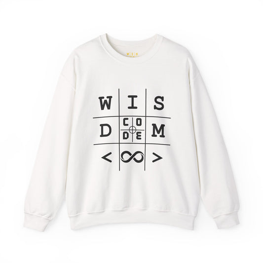 Crewneck Sweatshirt 'Wisdom Code: Greater Than Knowledge'