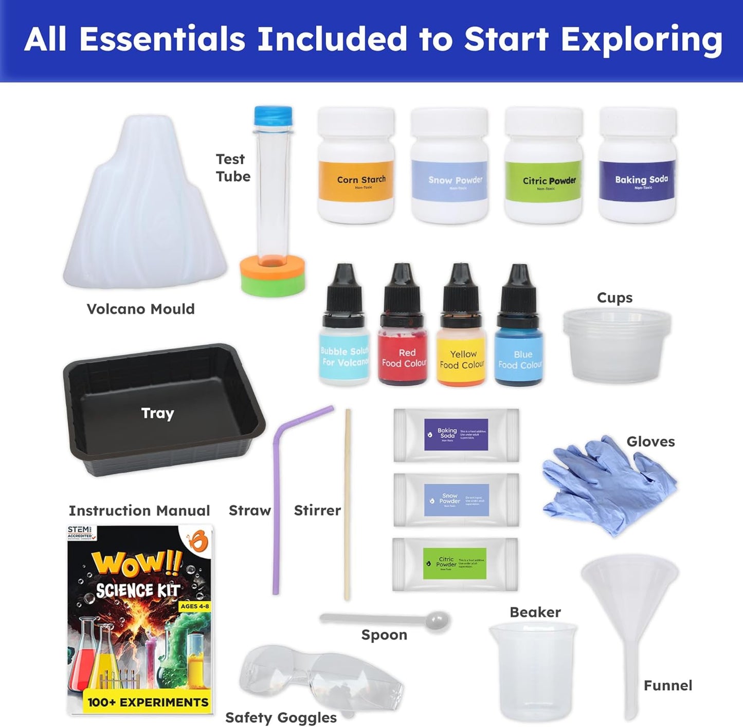 Comprehensive Collection of Over 100 Science Kits for Children Aged 4-8 | Ideal Science Gifts for Boys and Girls Aged 6 | Engaging Science Experiments for Ages 6-8 | Exceptional Science Kits for Kids Aged 4-8 | Unique Gift Ideas for 7-Year-Olds