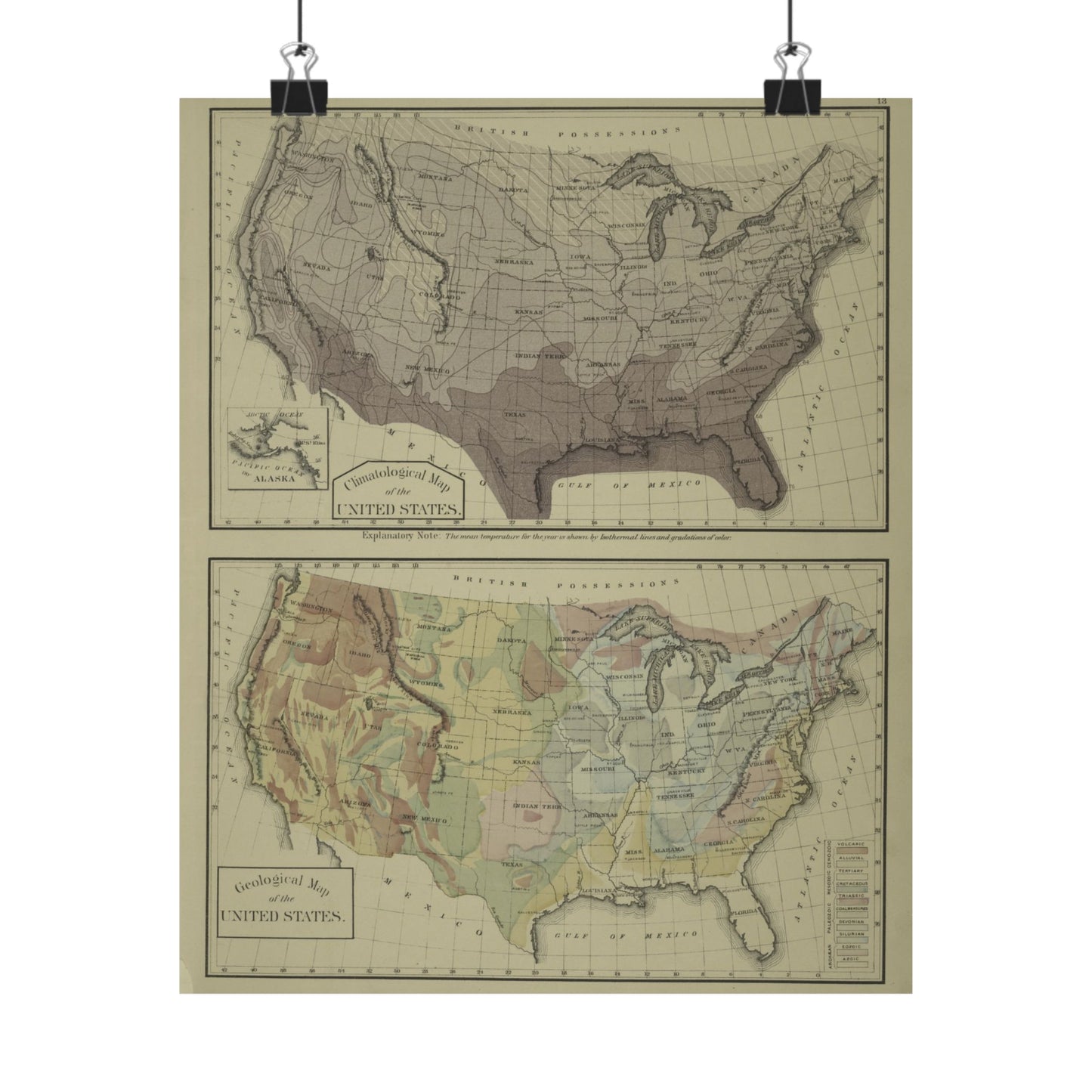 Vertical Posters Museum Grade Social Studies Poster Maps Poster- High School Posters Maps Of the USA