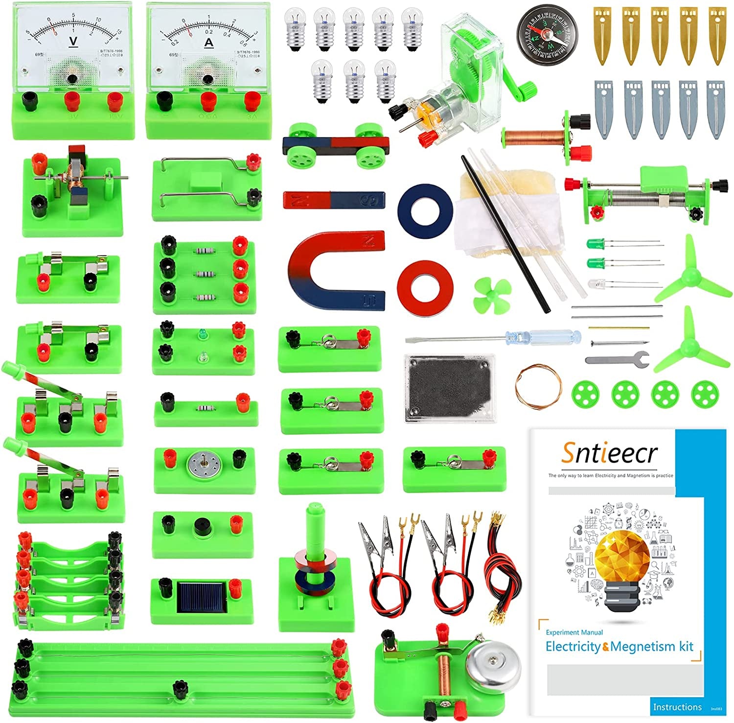 Magnetism Science Kit for Ages 8-16: STEM Circuit Board Experiment for Educational Discovery