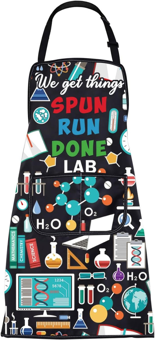 Professional Chemistry Lab Aprons - Ideal Gifts for Laboratory Technicians, Chemistry, Science Teachers and Medical Professionals