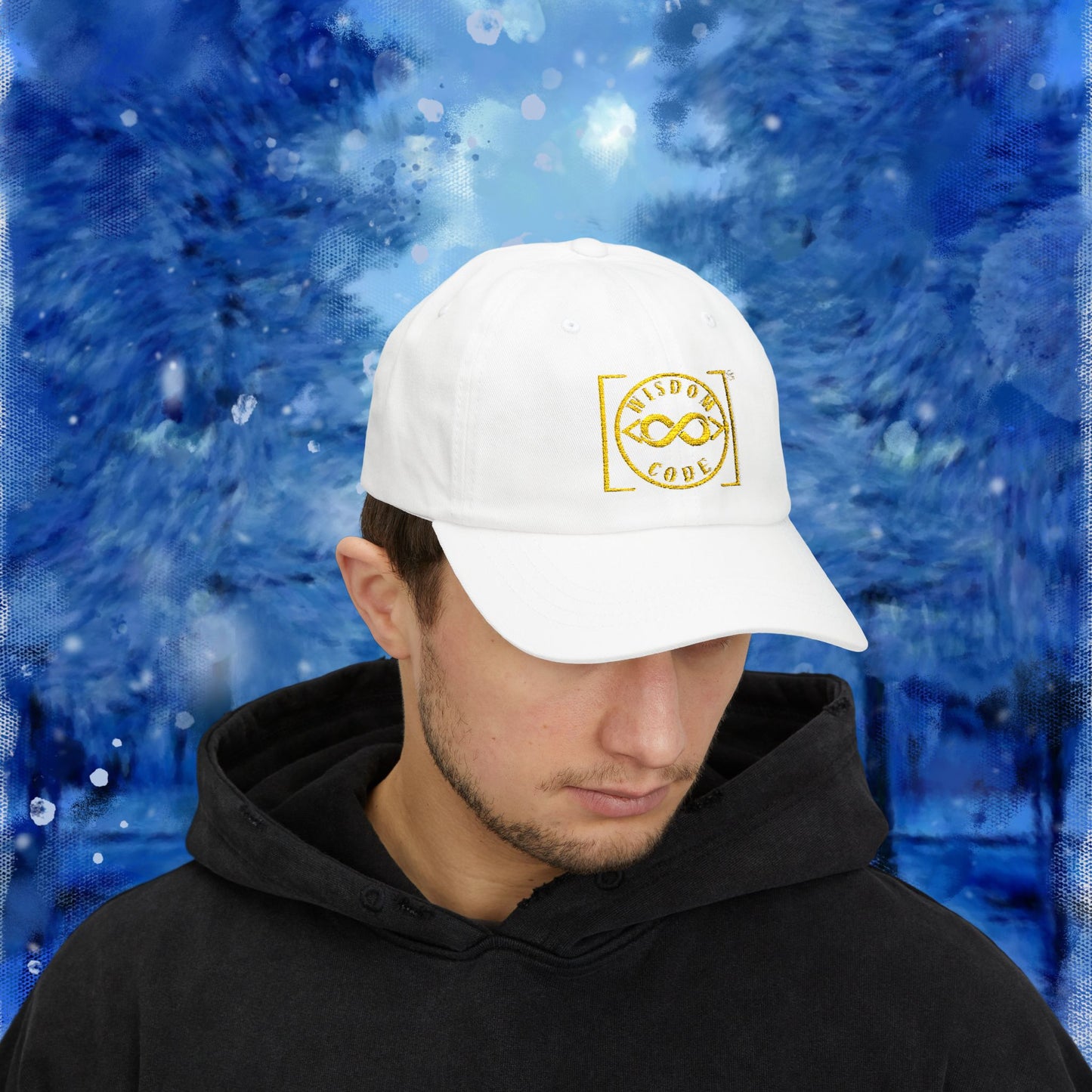 Embroidered Wisdom Code Dad Cap