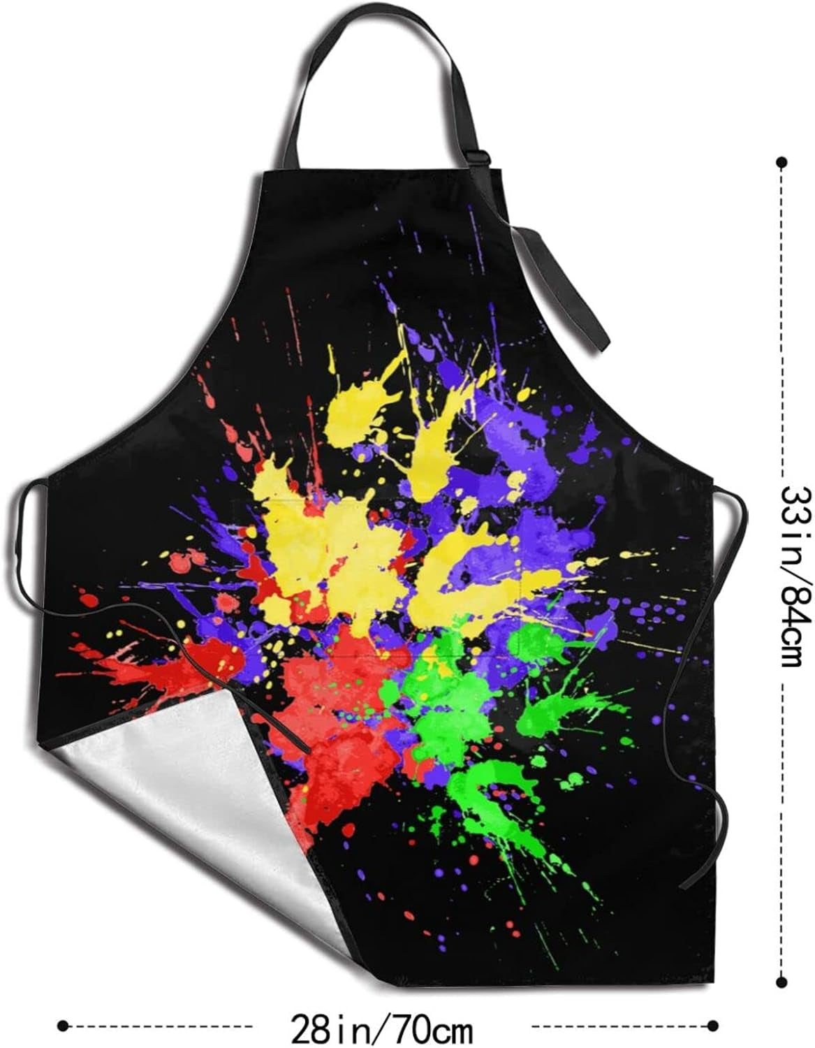 Versatile Adjustable Waterproof Bib Unisex Apron for Art & Science Teachers - Perfect for Art, Science and Chemistry Teachers