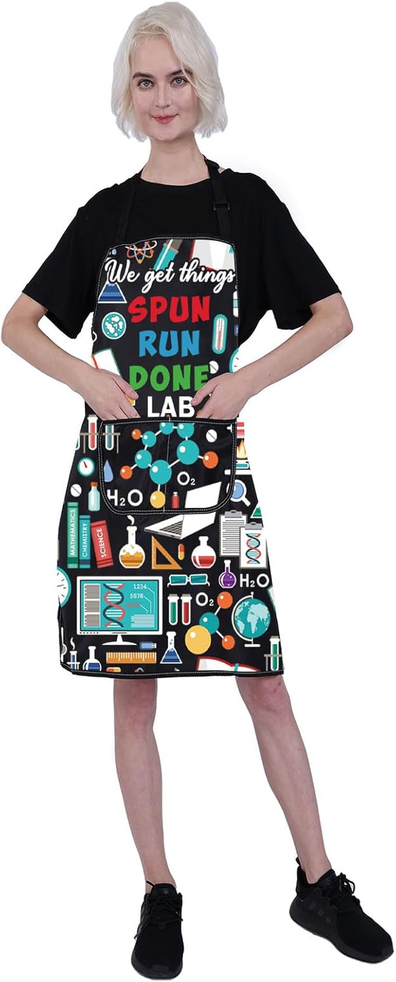 Professional Chemistry Lab Aprons - Ideal Gifts for Laboratory Technicians, Chemistry, Science Teachers and Medical Professionals