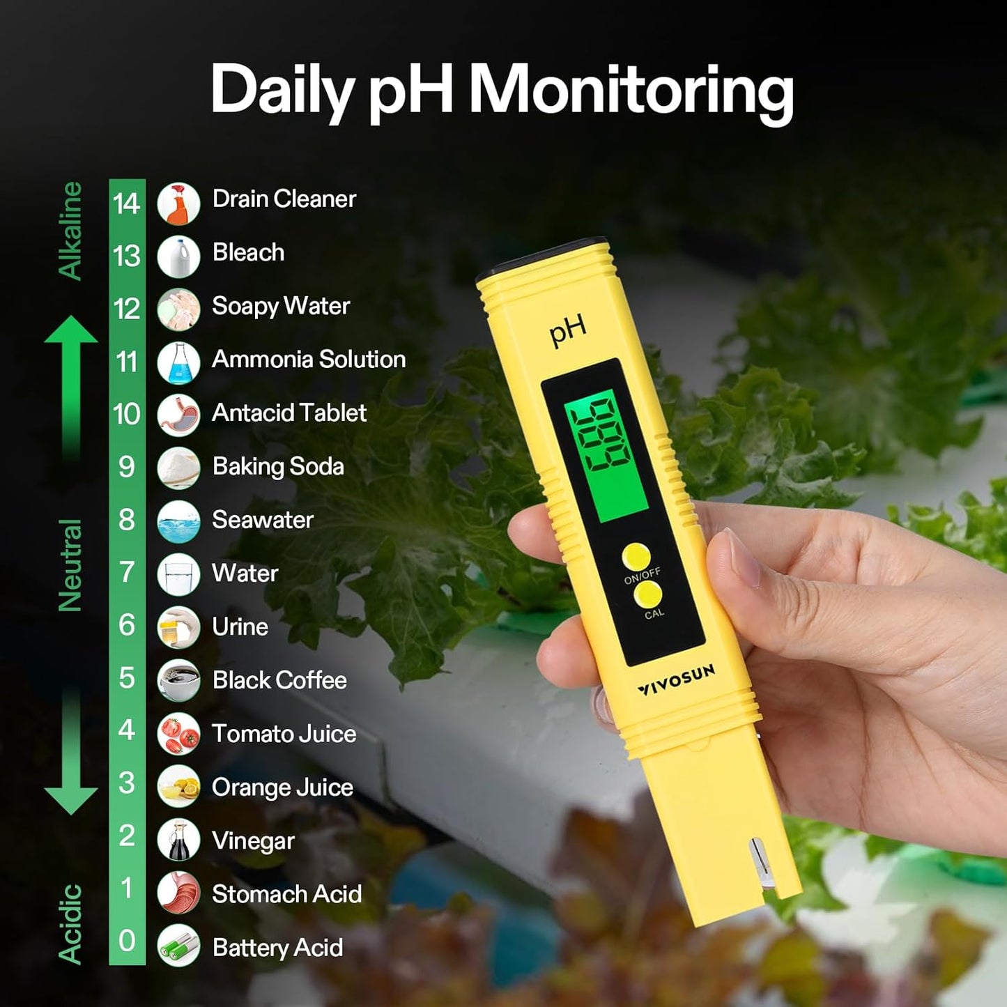 Digital pH and TDS Meter Kits - High Accuracy 0.01 pH Pen Meter with ± 2% Precision; 3-in-1 TDS, EC, and Temperature Meter for Hydroponics, Pools, and Aquariums - UL Certified